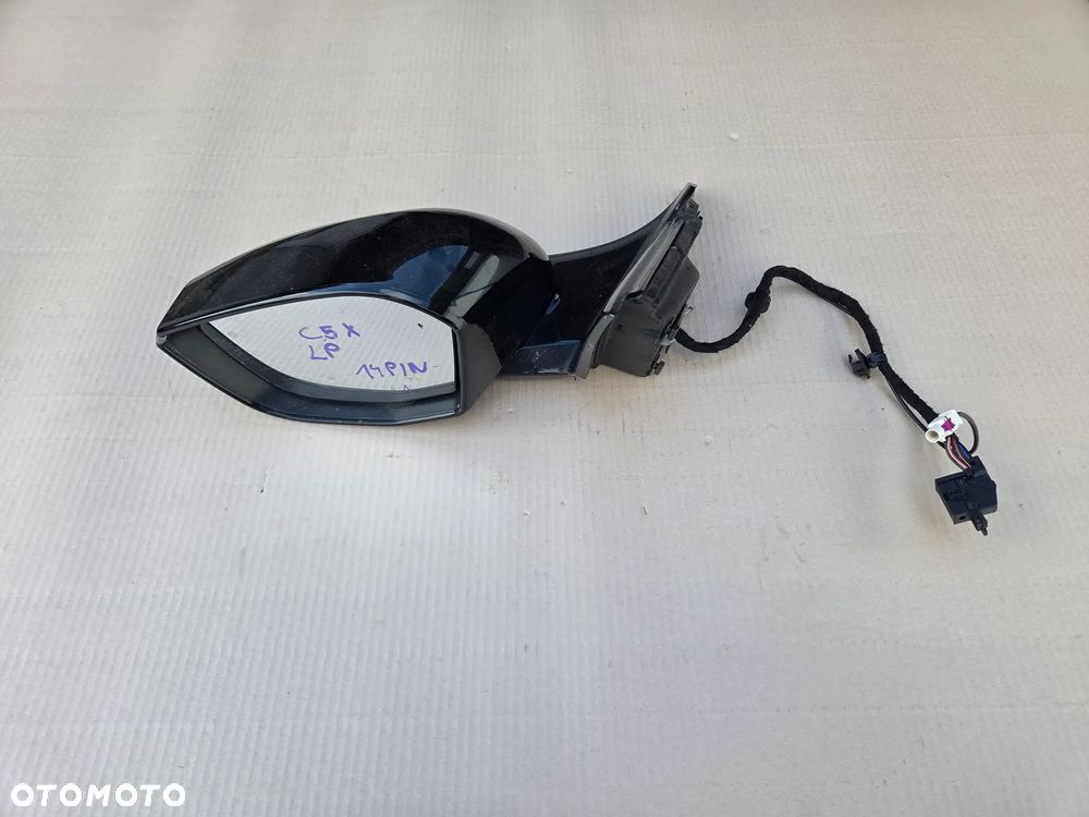 Lusterko lewe przednie 14+1 PIN Kamera Citroen C5X 98459239 - 1