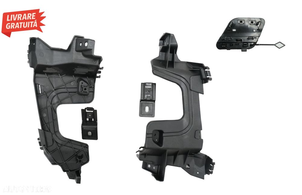 Difuzor Bara Spate cu Ornamente evacuare Mercedes E-Class W213 (2016-2019) E63S De- livrare gratuita - 5