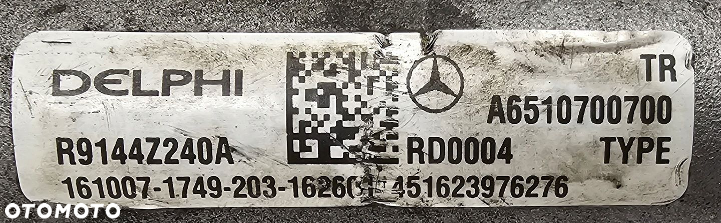 ORYGINALNA LISTWA WTRYSKOWA  CZUJNIK CIŚNIENIA MERCEDES - A6510700700 - 3