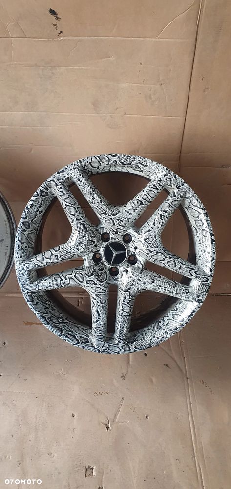 Alufelga felga aluminiowa 10J 21 ET46 5x112 Mercedes GL X166 W166 AMG Oryginał A1664012502 - 3