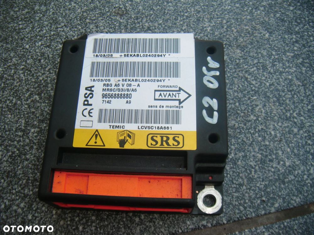 citroen c2 05r sensor airbag  9656888880 - 1
