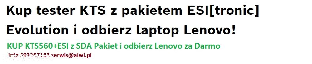 KTS 560 SDA Pass Thru Demo 8000 pln brutto lub Kup nowy Kts 560 - 22