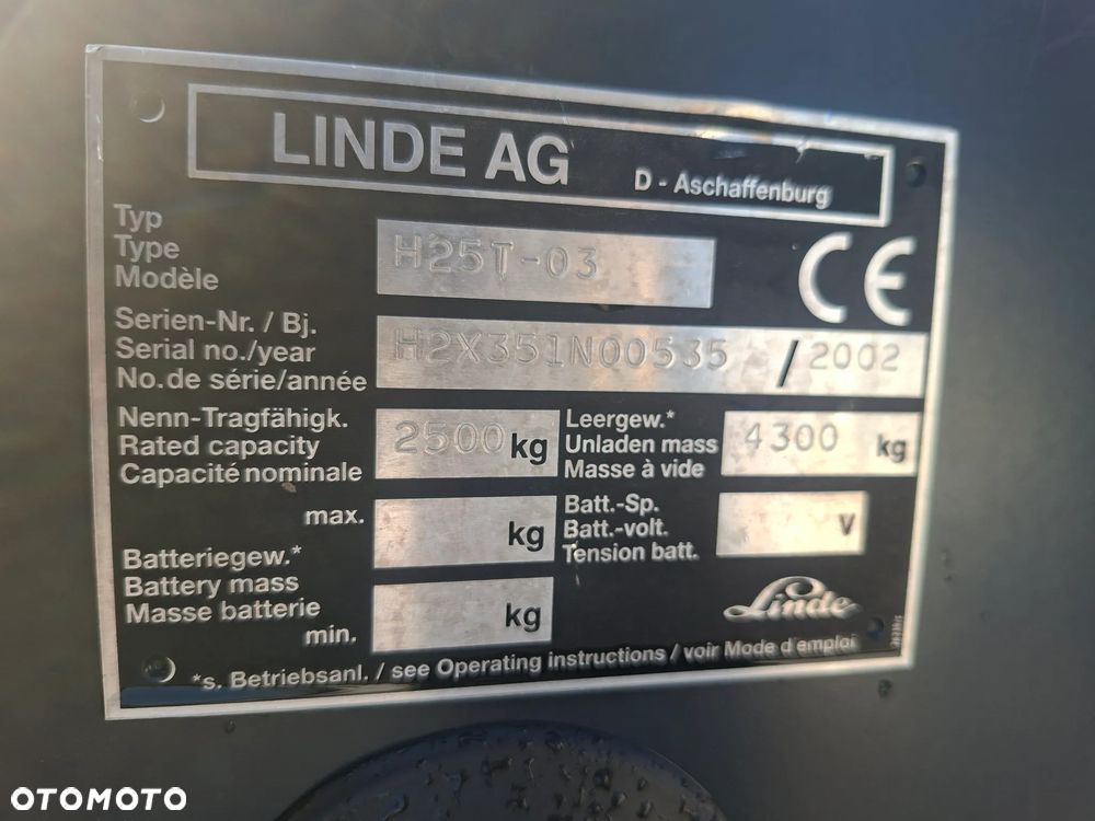 Linde H25t-03 - 8