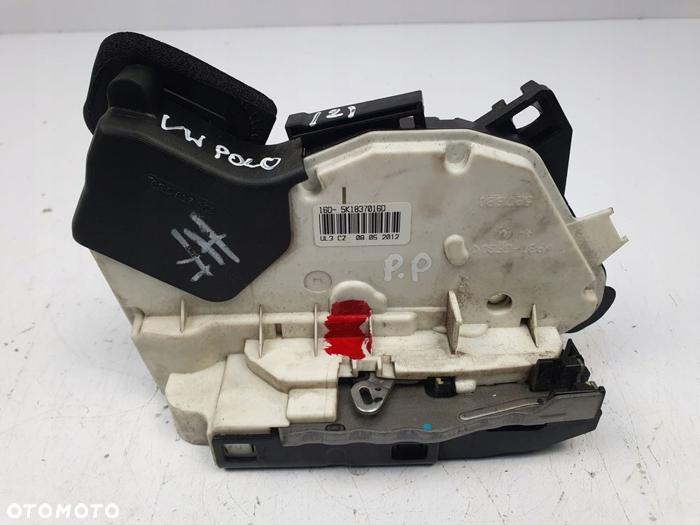 ZAMEK DRZWI PRAWY PRZÓD Vw Polo V 6R przód pasażera 5K1837016D Europa - 6