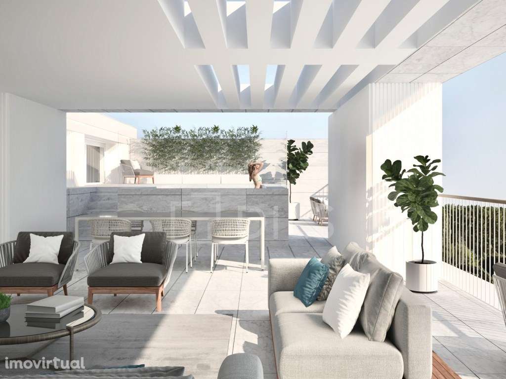 Penthouse T5 com varanda em novo empreendimento em Matosinhos - Grande imagem: 2/109