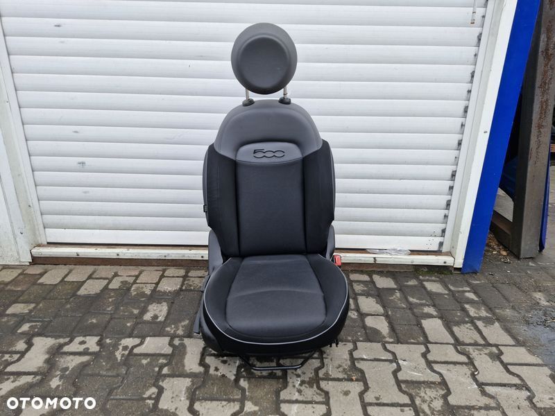 fiat 500x 500 x fotel pasażera prawy przód przedni półskóra - 1