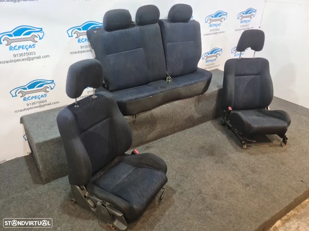 BANCO BANCOS TECIDO FRONTAL FRENTE TRASEIRO TRÁS AIRBAG SUBARU IMPREZA II 2 MK2 SPORTS WAGON WRX GD GG - 2