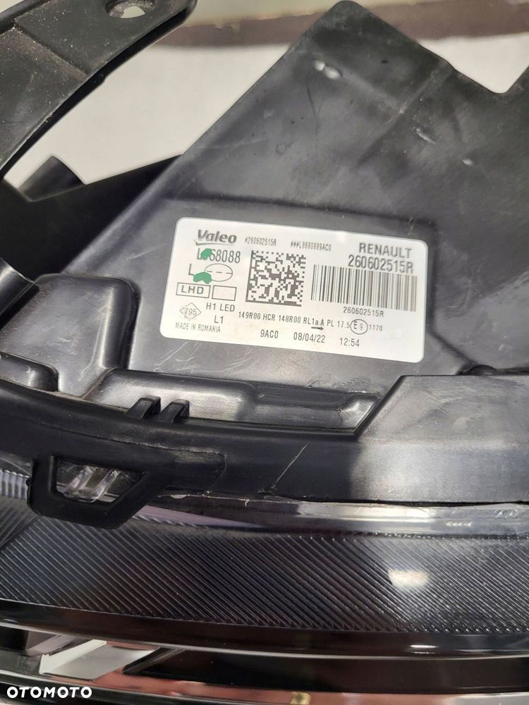 dacia duster ii full led chrom przód strona lewa 260602515r - 4