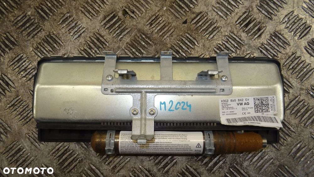 poduszka airbag kolanowa vw passat b8 3g2880842e - 2