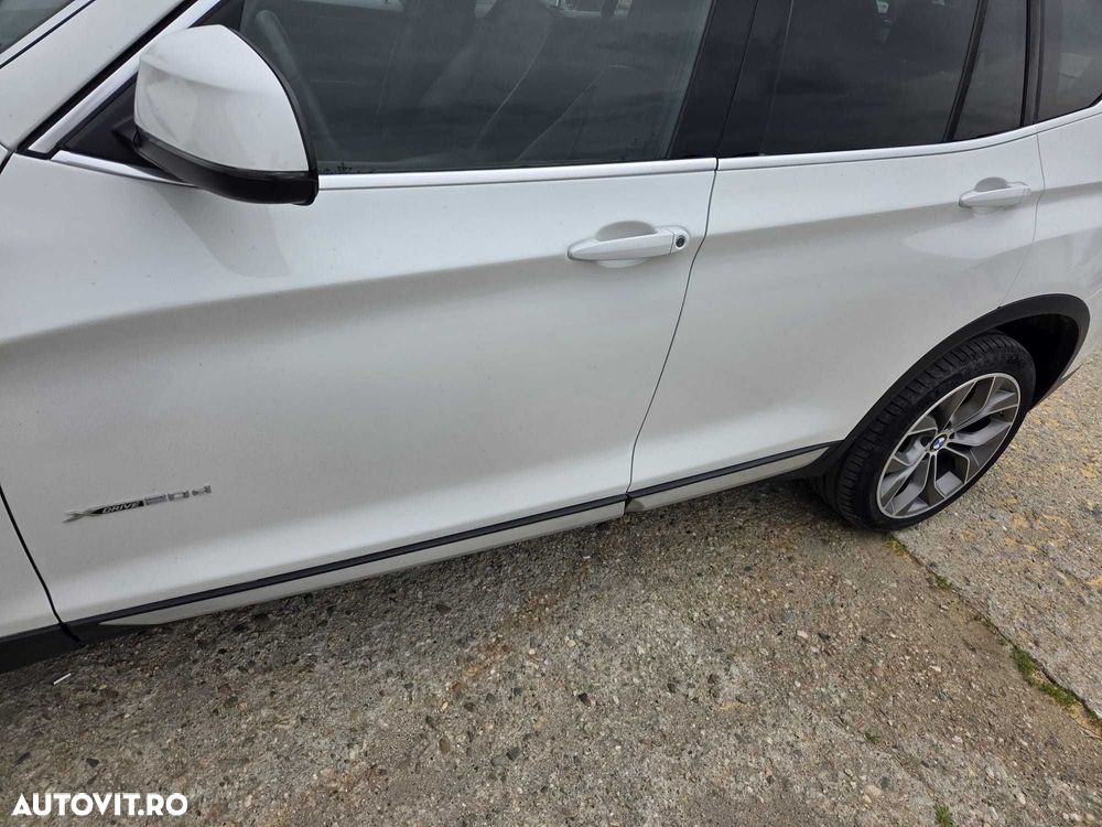 Usa stanga fata spate BMW X3 F25 xline facelift LCI culoare alpinweiss 300 alpin weiss 300 - 2