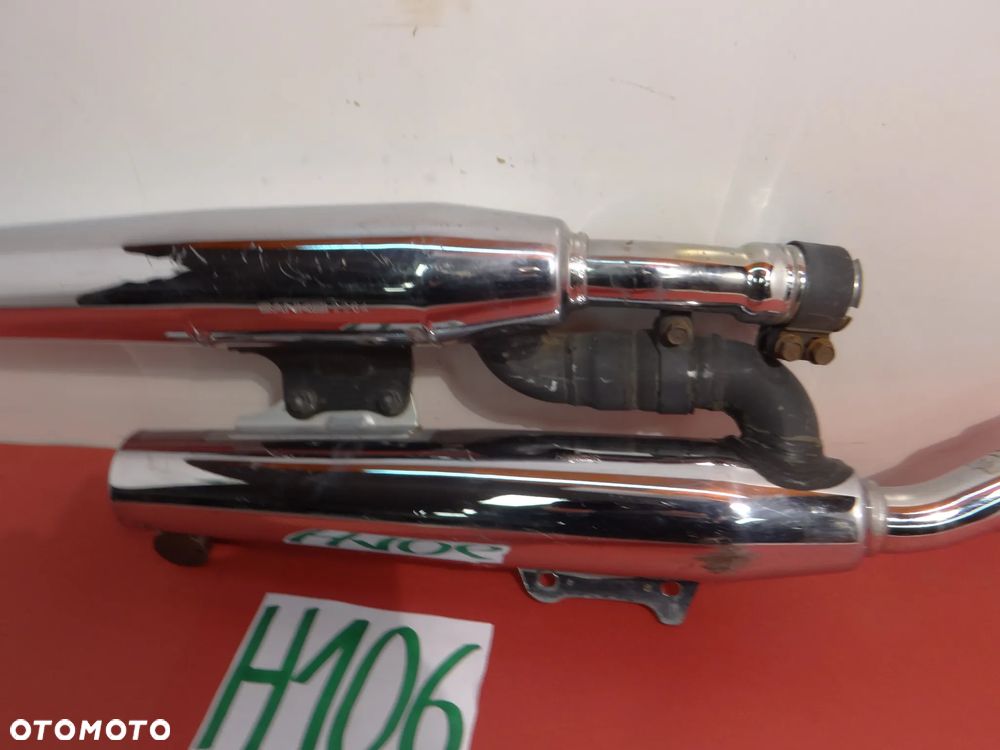 H106  HONDA VT 1100 SHADOW TŁUMIKI WYDECH RURA KOLEKTOR HM MM8 SANKEI 2264 HONMM81100 - 10