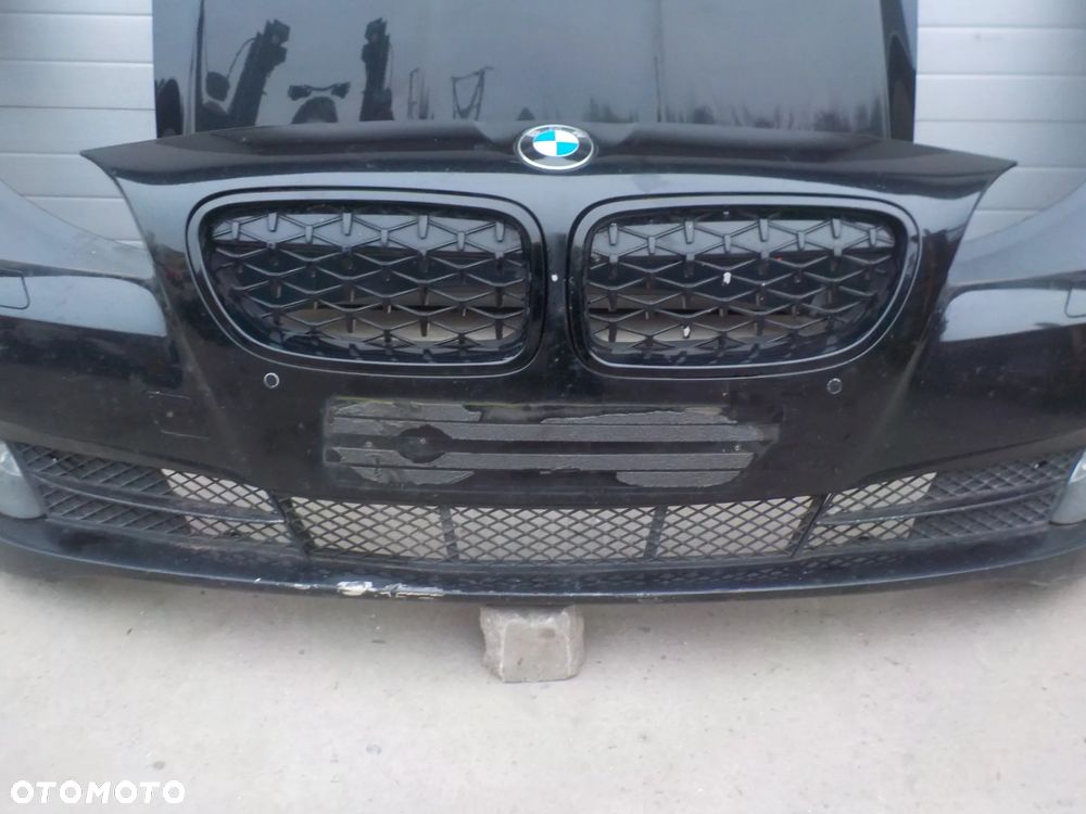 BMW SERIA 5 F10 KOMPLETNY PRZÓD MASKA ZDERZAK BŁOTNIK LAMPY PAS PRZEDNI KOLOR BLACK SAPPHIRE METALLIC - 17