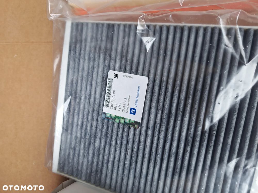 Zestaw Filtrów Opel Astra J Zafira C Cascada 2.0 CDTI 95524121 filtr powietrza kabinowy oleju paliwa 13263262 95517794 13271191 13272719 - 5