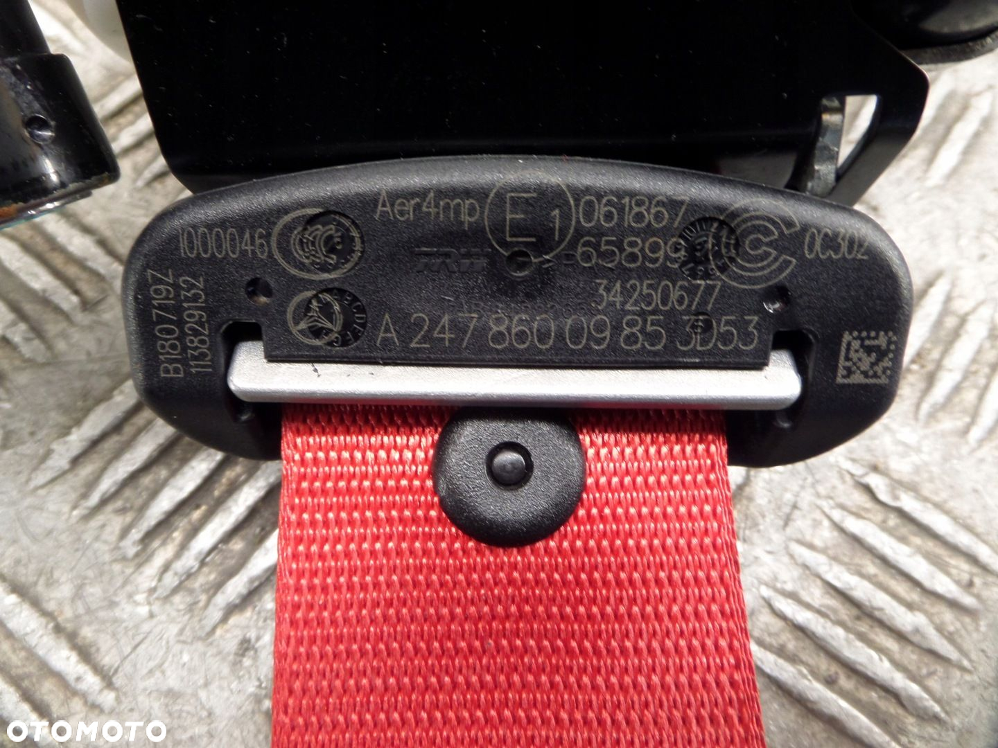 MERCEDES W177 A35 AMG PAS BEZPIECZEŃSTWA PRAWY LEWY TYŁ A2478600985 - 8
