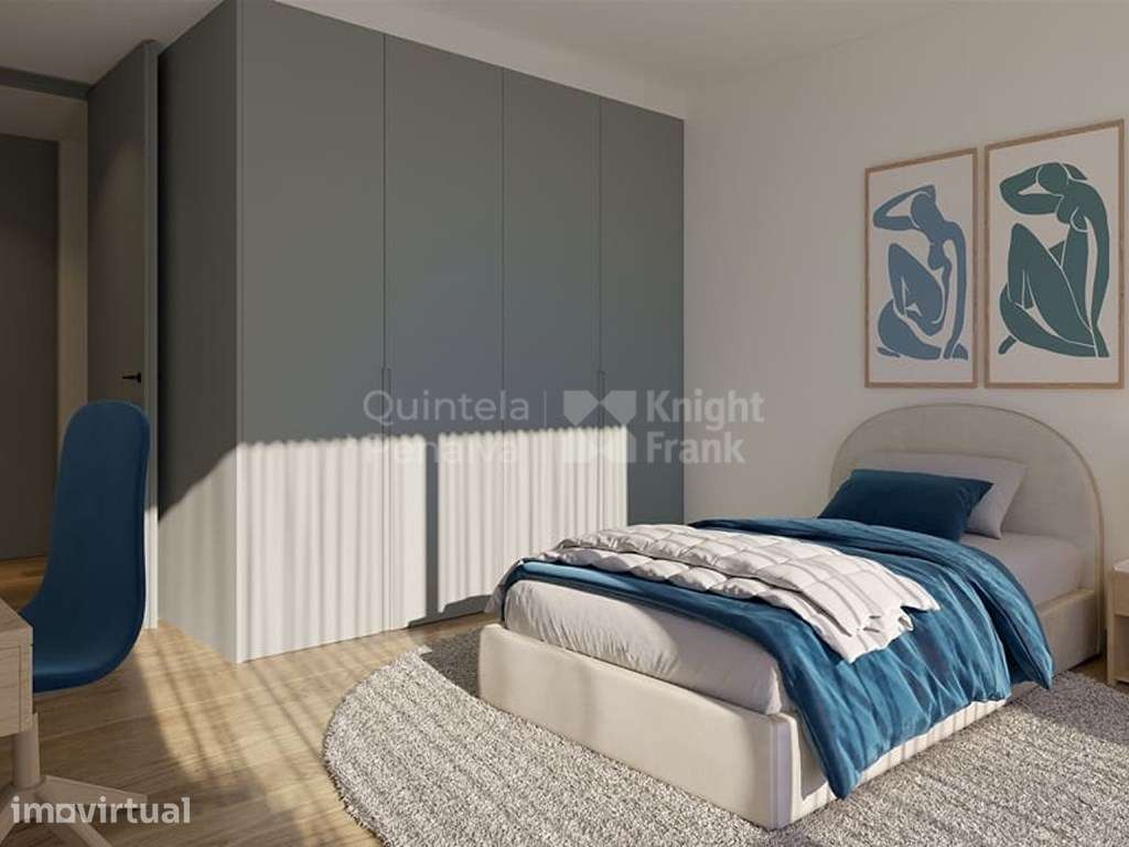 Apartamento T1 com varanda e estacionamento, em Carcavelos - Grande imagem: 3/32
