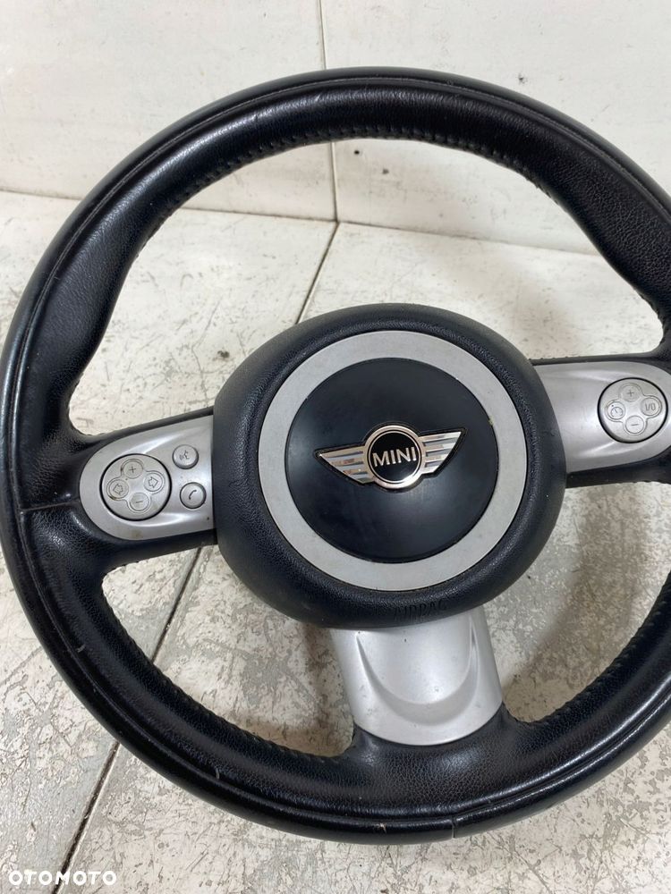 kierownica mini cooper r56 czarna skóra multifunkcja - 7