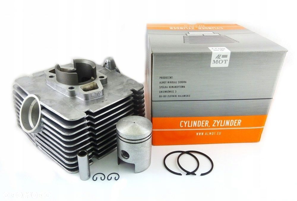 CYLINDER MZ ETZ 150  TŁOK K20 ALMOT KOMPLET POLSKI KOMPLETNY - 1