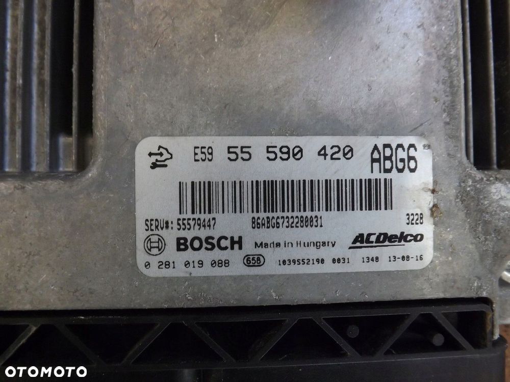 OPEL ZAFIRA C 2.0CDTI KOMPUTER SILNIKA ZESTAW - 2