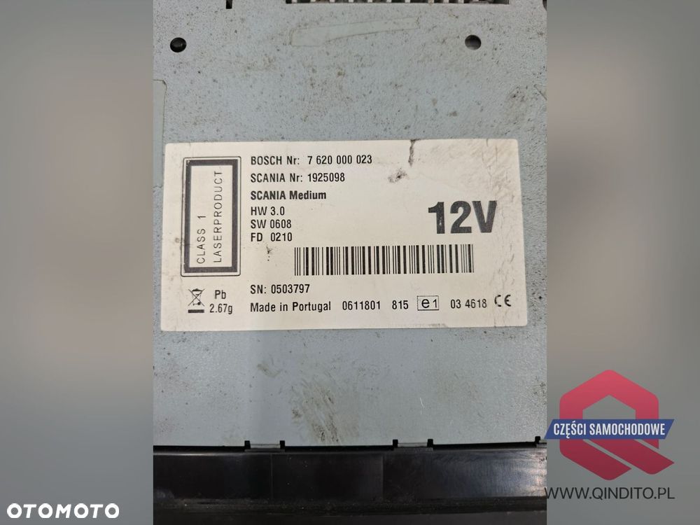 RADIO FABRYCZNE 12V BOSCH SCANIA - 3