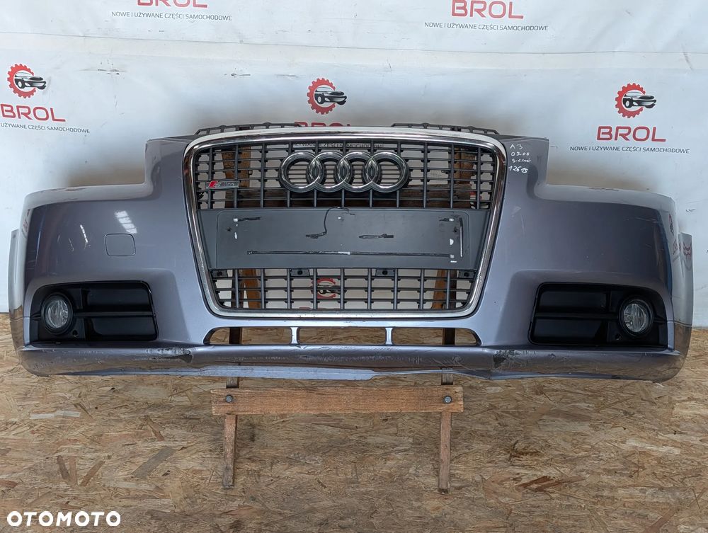 ZDERZAK PRZEDNI AUDI A3 8P 05-08 S-LINE  LY7H - 1