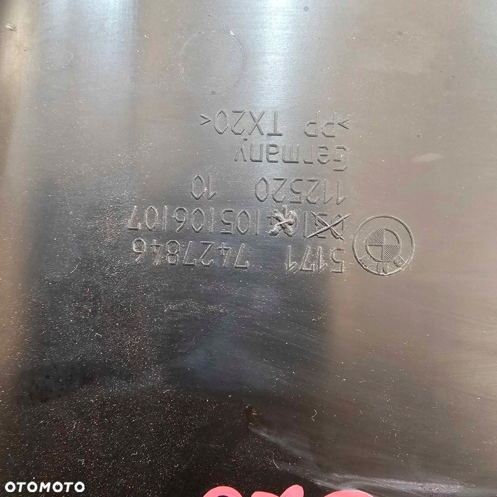 bmw e g20 g21 osłona podszybia lewa prawa przód - 4