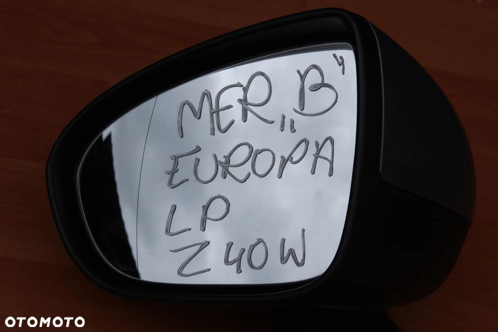 LUSTERKO ZEWNĘTRZNE LEWE OPEL MERIVA B 5 PINÓW Z40W EUROPA - 2
