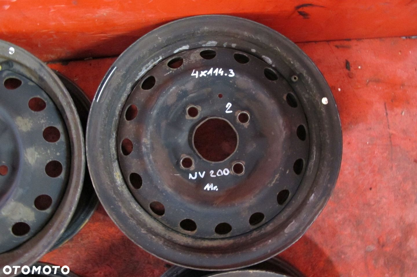 NISSAN NV200 09- FELGI STALOWE 14 5x114.3 5.5J ET45 JX50A KOMPLET - 3