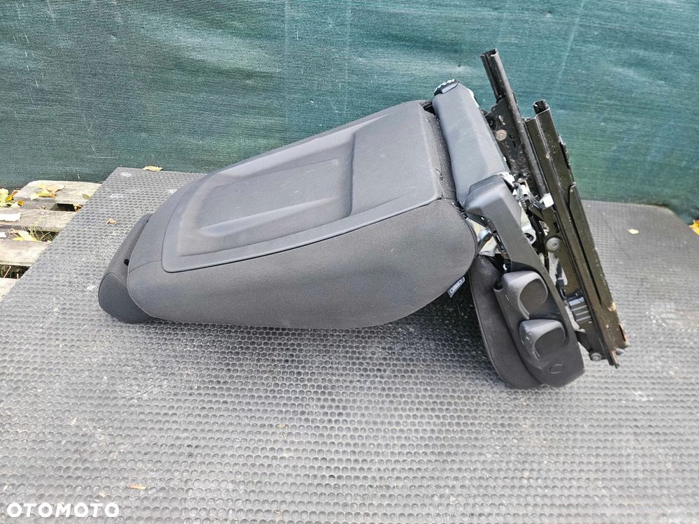 Fotel Kierowcy Siedzenie Welur Czarny Zagłówek BMW 3 E90 E91 2009r Lift LCI - 27
