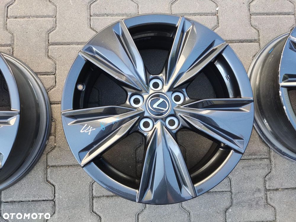 FELGI ALUMINIOWE 17 LEXUS UX 2018-2021 5X114,3 6,5J ET40 KOMPLET - 7