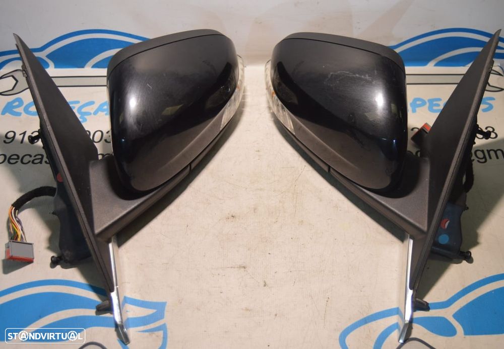 ESPELHO ESPELHOS RETROVISOR RETROVISORES ESQUERDO DIREITO ELETRICO AQUECIDOS LUZ PRESENÇA PISCA PISCAS JAGUAR 3303050 A049504 3040018 E2053040 JAGUAR XF I 1 MK1 X250 2.7 D 207CV ELD 11190808 0344109 - 11