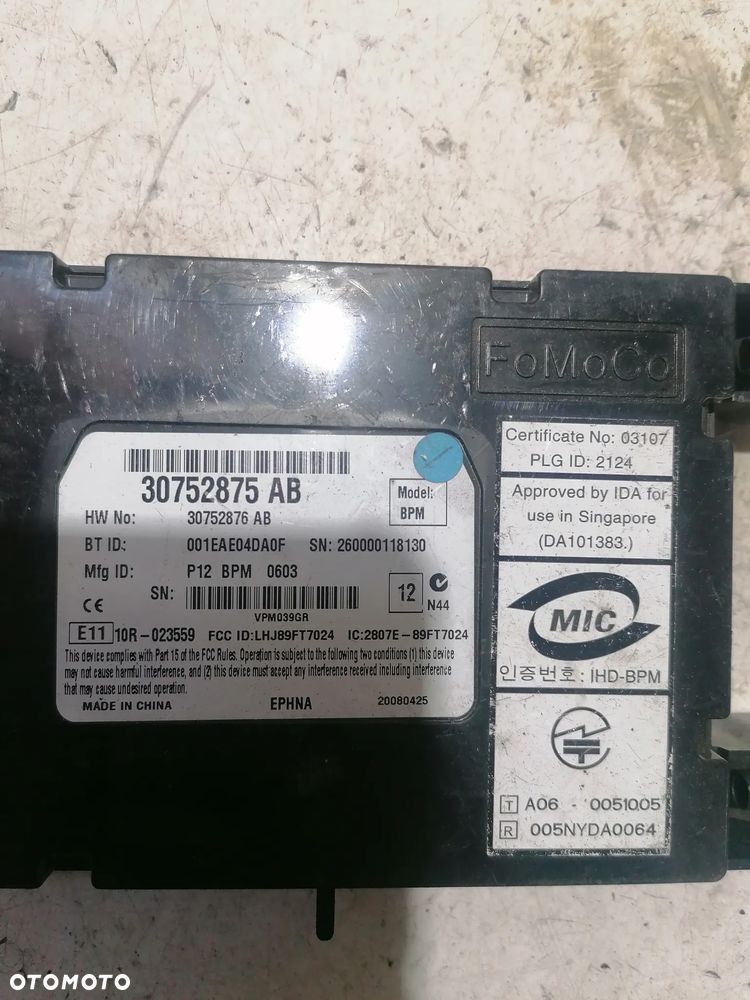 VOLVO V50 04-12r MODUŁ WZMACNIACZ RADIA 30752875 - 3