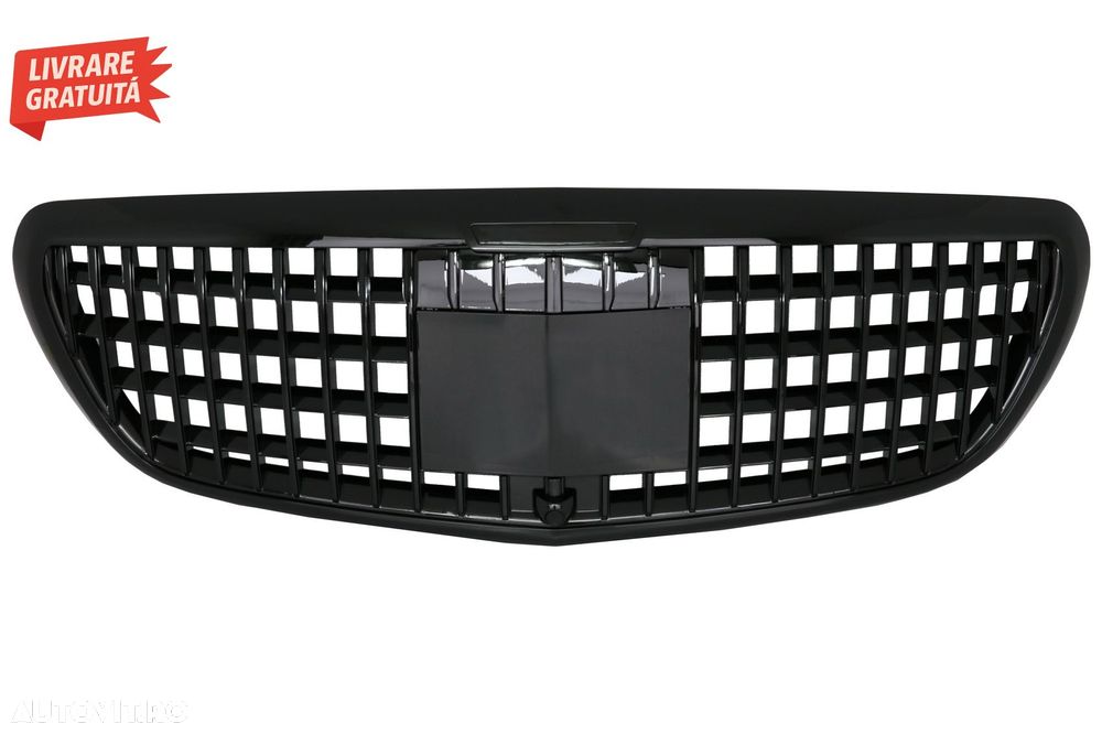 Grila Centrala Mercedes E-Class W213 S213 C238 A238 (2016-2019) Vertical Design Ne- livrare gratuita - 1