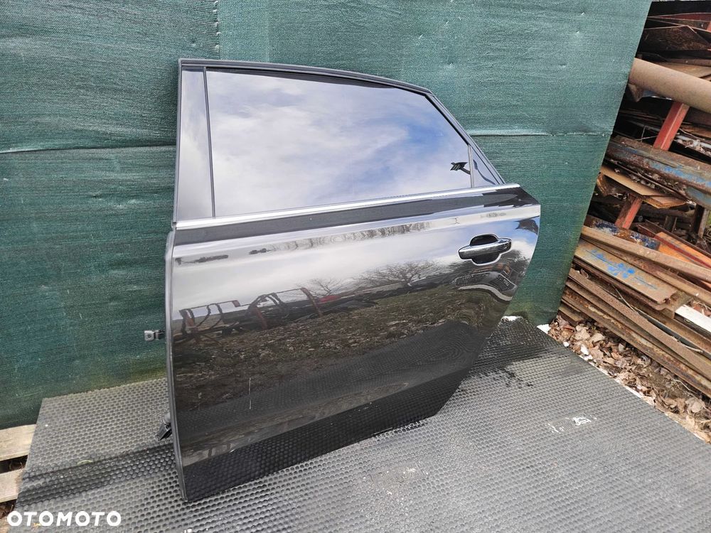 Drzwi Tyl Tylne Lewe Czarne LY8X Kompletne Boczek BOSE Roleta AUDI A8 D4 Long - 1