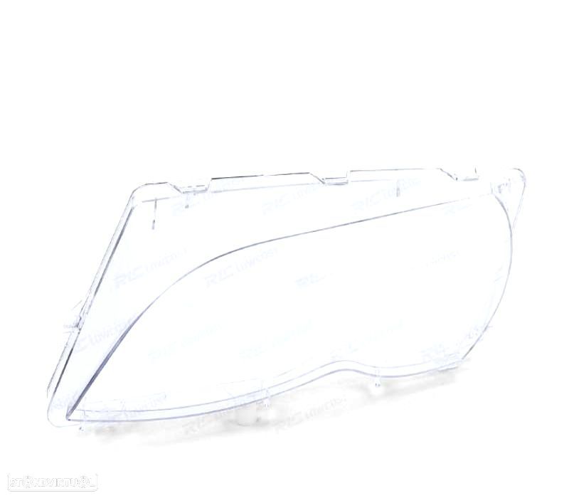 VIDRO FARÓL OPTICA FRONTAL ESQUERDA BMW E46 BERLINA TOURING 01-05 - 2