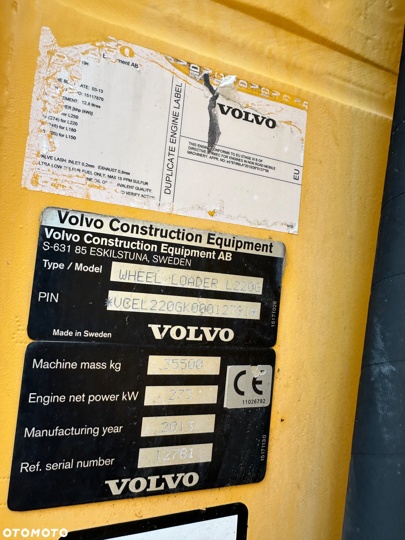 Volvo L220G 2013 rok mały przebieg zadbana fadroma system gaśniczy szybkozłącze 35 ton 370 KM LEASING 104% - 22