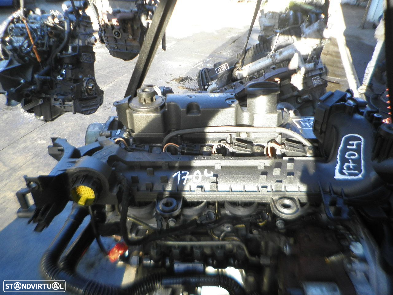 Motor 8HZ PEUGEOT 1007 2005 1.4HDI 70CV 3P VERMELHO - 5