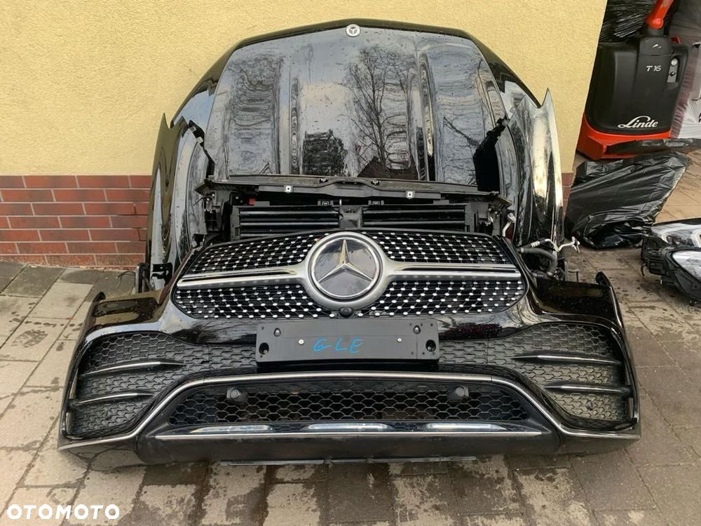 ZDERZAK MASKA LAMPA KOMPLETNY PRZÓD MERCEDES GLE W167 PAKIET AMG - 2
