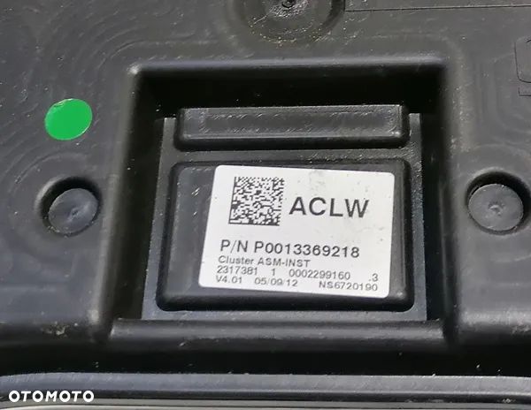 OPEL CORSA D 06-12r - LICZNIK ZEGAR P0013369218 - 2
