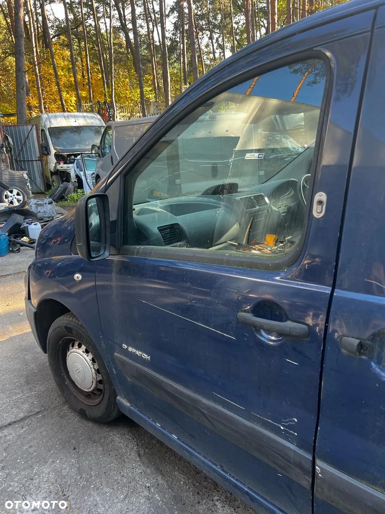 CZĘŚCI - CITROEN Dispatch Jumpy Scudo Peugeot Expert  DRZWI, LAMPY, ) - KNPB Niebieski Zderzak Tył - 5