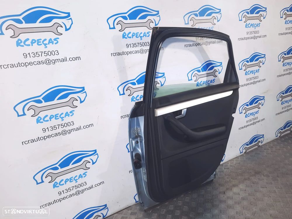 PORTA PORTAS TRASEIRA TRÁS DIREITA AUDI A4 B7 SEDAN S LINE 8E0833052J FECHO ELEVADOR MOTOR PUXADOR VIDRO - 6