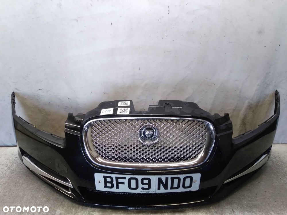 ^ ZDERZAK PRZÓD PRZEDNI JAGUAR XF X250 PEL CZARNY - 1