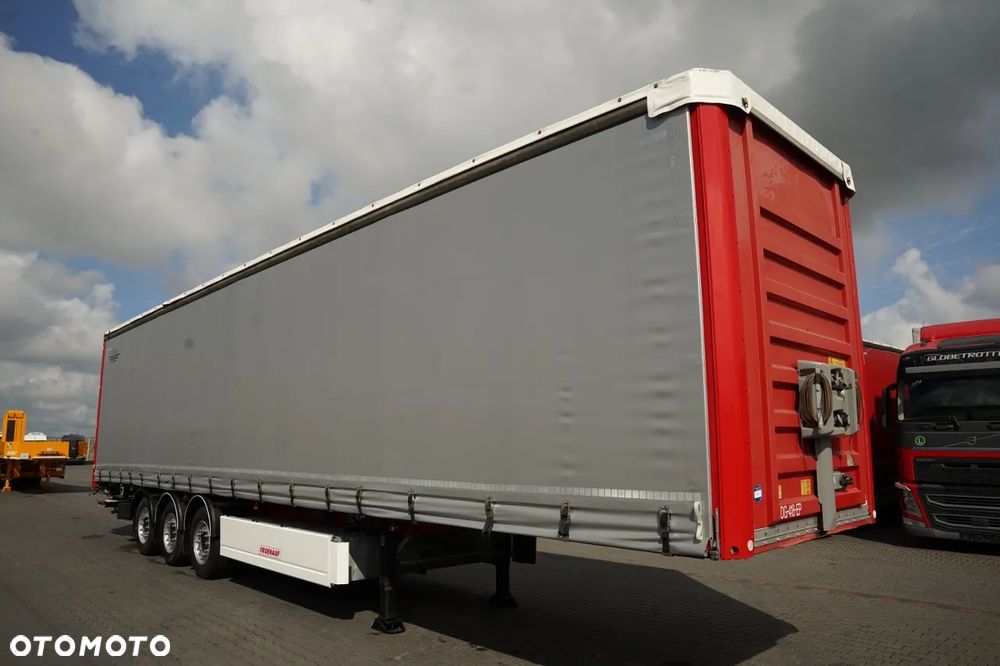 Fruehauf / FIRANKA / PALECIARA / WINDA DHOLLANDIA - 2 000 KG / MOCNA PODŁOGA / OŚ PODNOSZONA / OSIE SAF / - 7