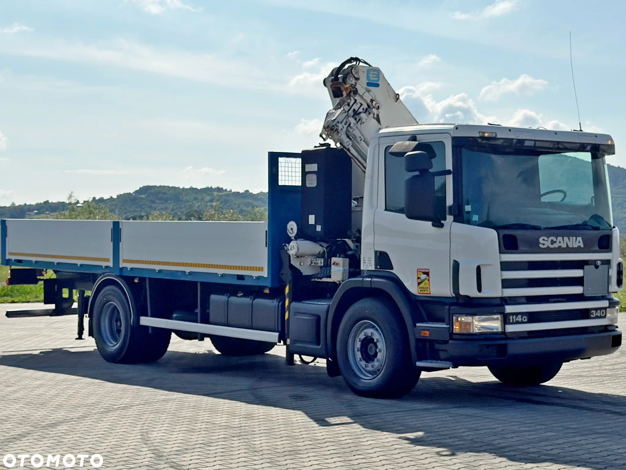 Scania 114 G 340 * SKRZYNIA 7,00 m * EFFER 210 3S + PILOT / STAN BDB - 4