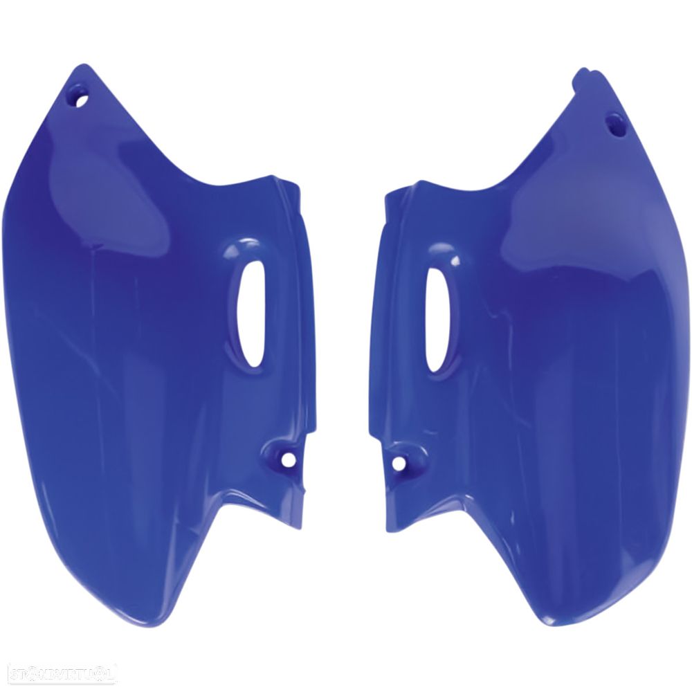 paineis laterais traseiros ufo azul yamaha wr / yz - 1