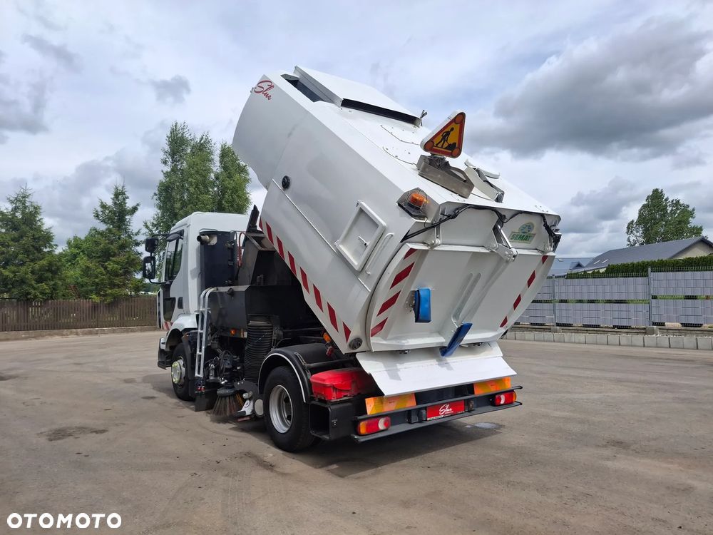 Renault Midlum 220 Zamiatarka Johnston VS500 2 Silniki Szczotki L/R Obie Strony - 13