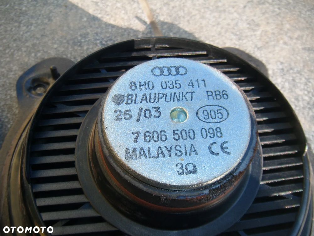 audi a3 8p 3d głośniki w boczki tył komplet 2szt 8h0035411 - 2