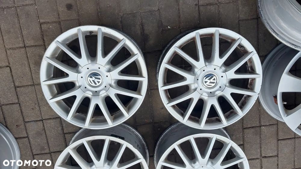 Komplet felg aluminiowych17 CALI 5x112 GOLF V GT GTI 1K0601025AN BBS CZUJNIKI - 2