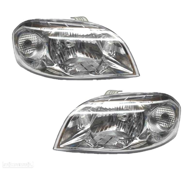 FARÓIS OPTICAS DAEWOO CHEVROLET AVEO 4P 06-11 - 1