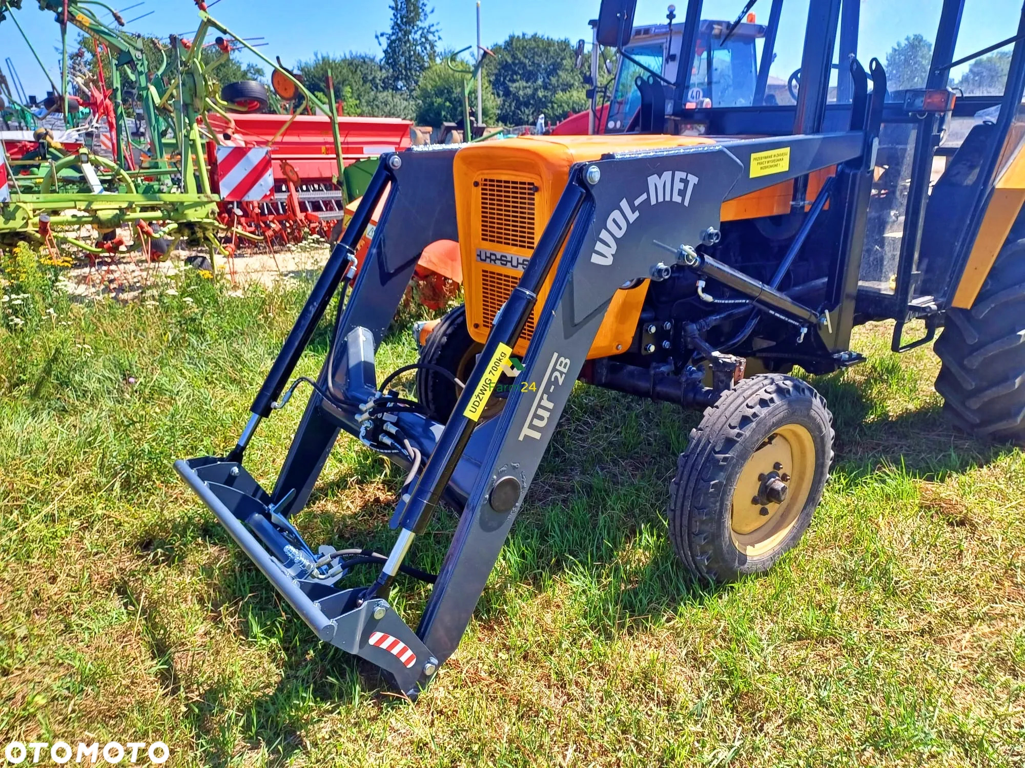 Ładowacz czołowy TUR Z OSPRZĘTEM Ładowacz TUR do C330 C360 T25 Zetor MTZ euroramka WOL-MET - 3
