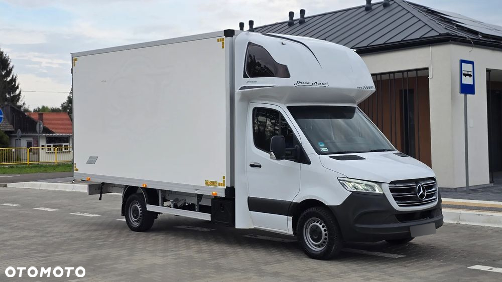 Mercedes-Benz SPRINTER 319 CDI 907 MAXI ❗️❗️ / AUTOMAT / ŁOPATKI / PODUSZKI PNEUMATYCZNE / KONTENER 10EP JEGGER / FULL OPCJA  / LEDY / XENON / WEBASTO / KONTENER MEBLOWY / RAMA / LAWETA / SALON POLSKA ❗❗ - 11